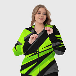 Женский 3D-костюм Форма для фитнеса, цвет: 3D-черный — фото 2