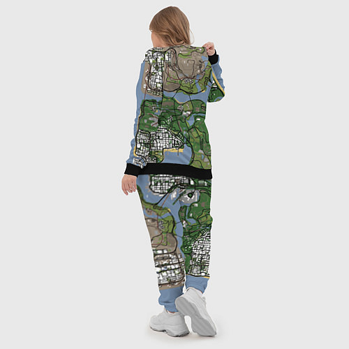 Женский костюм San andreas / 3D-Черный – фото 5