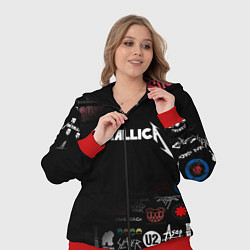 Женский 3D-костюм Metallica, цвет: 3D-красный — фото 2