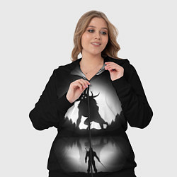 Женский 3D-костюм ВЕДЬМАК, цвет: 3D-черный — фото 2