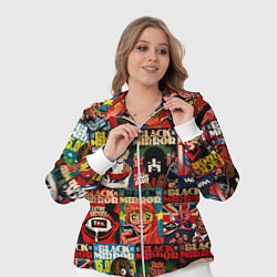 Женский 3D-костюм ЧЕРНОЕ ЗЕРКАЛО, цвет: 3D-белый — фото 2