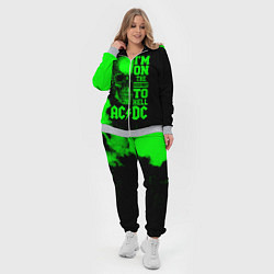Женский 3D-костюм I'm on the highway to hell ACDC, цвет: 3D-меланж — фото 2