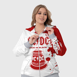 Женский 3D-костюм ACDC Back in Black, цвет: 3D-меланж — фото 2