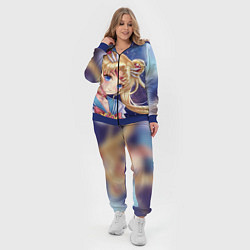 Женский 3D-костюм SAILOR MOON, цвет: 3D-синий — фото 2