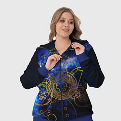 Женский 3D-костюм Space Geometry, цвет: 3D-синий — фото 2