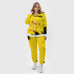 Женский 3D-костюм PIKACHU: PIKA PIKA, цвет: 3D-белый — фото 2
