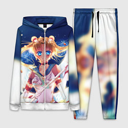 Женский 3D-костюм SAILOR MOON, цвет: 3D-белый