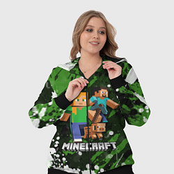 Женский 3D-костюм Minecraft Майнкрафт, цвет: 3D-черный — фото 2