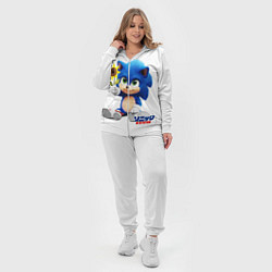 Женский 3D-костюм SONIC, цвет: 3D-белый — фото 2