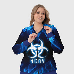 Женский 3D-костюм NCoV, цвет: 3D-синий — фото 2