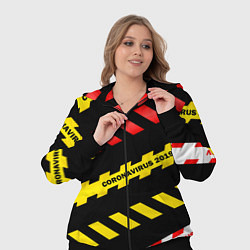 Женский 3D-костюм 2019-nCoV Коронавирус, цвет: 3D-черный — фото 2