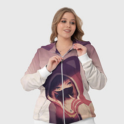 Женский 3D-костюм Аниме, цвет: 3D-белый — фото 2