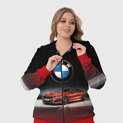 Женский 3D-костюм BMW, цвет: 3D-красный — фото 2