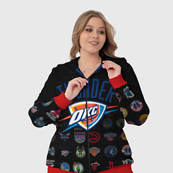 Женский 3D-костюм Oklahoma City Thunder 2, цвет: 3D-красный — фото 2