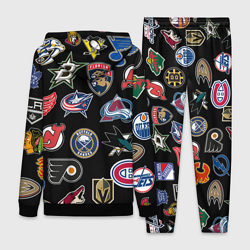 Женский костюм NBA PATTERN / 3D-Черный – фото 2