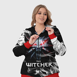 Женский 3D-костюм ВЕДЬМАК, цвет: 3D-красный — фото 2