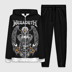 Женский 3D-костюм Megadeth, цвет: 3D-белый