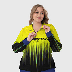 Женский 3D-костюм CYBERPUNK 2077, цвет: 3D-синий — фото 2