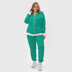 Женский 3D-костюм Зеленый, цвет: 3D-белый — фото 2