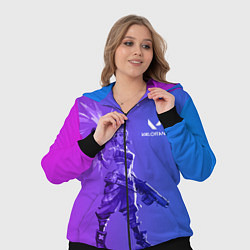 Женский 3D-костюм Valorant, цвет: 3D-черный — фото 2