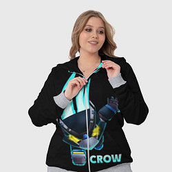 Женский 3D-костюм Brawl Stars CROW, цвет: 3D-меланж — фото 2