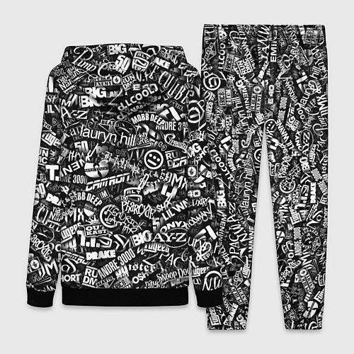 Женский костюм Top Hip Hop / 3D-Черный – фото 2