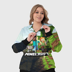 Женский 3D-костюм Minecraft, цвет: 3D-черный — фото 2