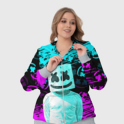 Женский 3D-костюм Fortnite Marshmello, цвет: 3D-меланж — фото 2