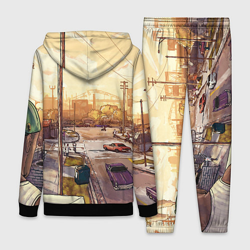 Женский костюм GTA San Andreas / 3D-Черный – фото 2