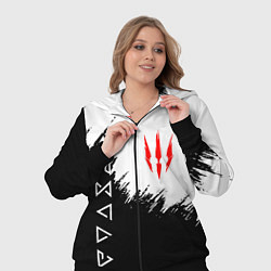 Женский 3D-костюм The Witcher, цвет: 3D-черный — фото 2