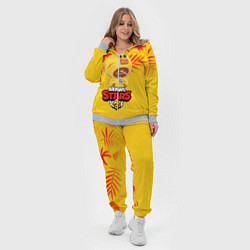Женский 3D-костюм BRAWL STARS SALLY LEON В ЛЕТО, цвет: 3D-меланж — фото 2