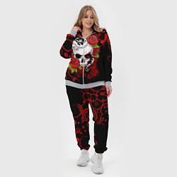 Женский 3D-костюм Череп и змея, цвет: 3D-меланж — фото 2