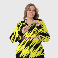 Женский 3D-костюм Borussia 2020-2021 г, цвет: 3D-черный — фото 2