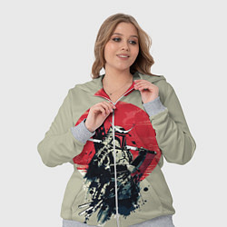 Женский 3D-костюм Samurai man, цвет: 3D-меланж — фото 2