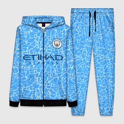 Женский 3D-костюм Manchester City 2021 Home Kit, цвет: 3D-черный