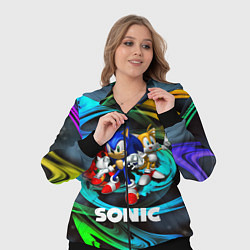 Женский 3D-костюм SONIC TRIO, цвет: 3D-черный — фото 2