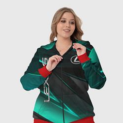 Женский 3D-костюм Lexus, цвет: 3D-красный — фото 2