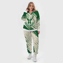 Женский 3D-костюм Милуоки Бакс, цвет: 3D-белый — фото 2