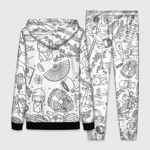 Женский костюм Япония Z / 3D-Черный – фото 2