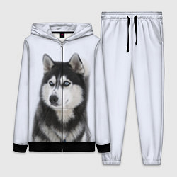 Женский 3D-костюм ХАСКИ, цвет: 3D-черный