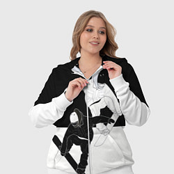 Женский 3D-костюм Сноубордисты, цвет: 3D-белый — фото 2