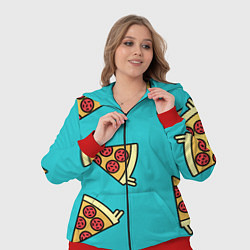 Женский 3D-костюм Пицца, цвет: 3D-красный — фото 2