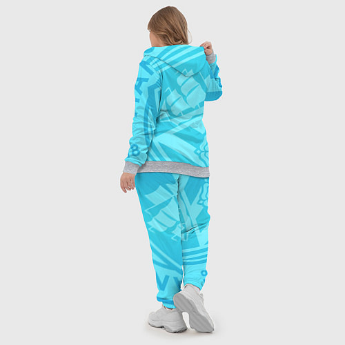 Женский костюм MANCHESTER CITY / 3D-Меланж – фото 5