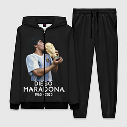 Женский 3D-костюм Diego Maradona, цвет: 3D-черный