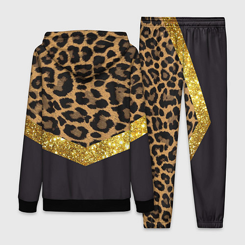 Женский костюм Леопардовый принт / 3D-Черный – фото 2
