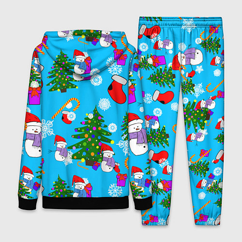 Женский костюм Новый год / 3D-Черный – фото 2