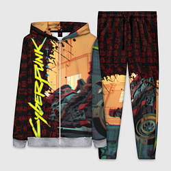 Женский 3D-костюм Киберпанк, цвет: 3D-меланж