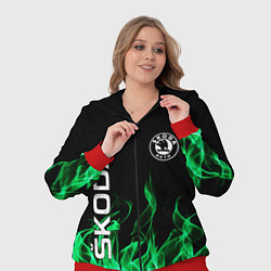 Женский 3D-костюм SKODA, цвет: 3D-красный — фото 2