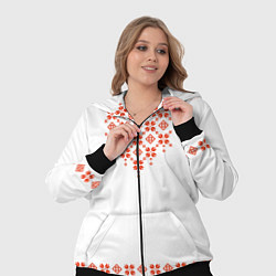 Женский 3D-костюм Белорусская вышиванка, цвет: 3D-черный — фото 2