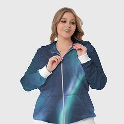 Женский 3D-костюм Северное Сияние, цвет: 3D-белый — фото 2